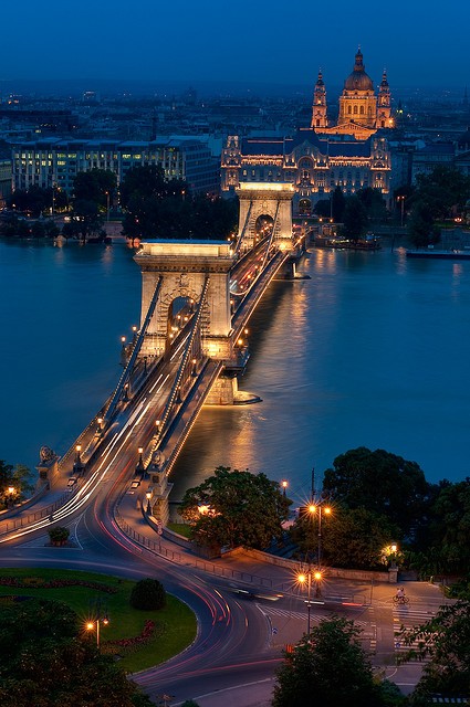 Photo:  Chain Bridge, Budapest